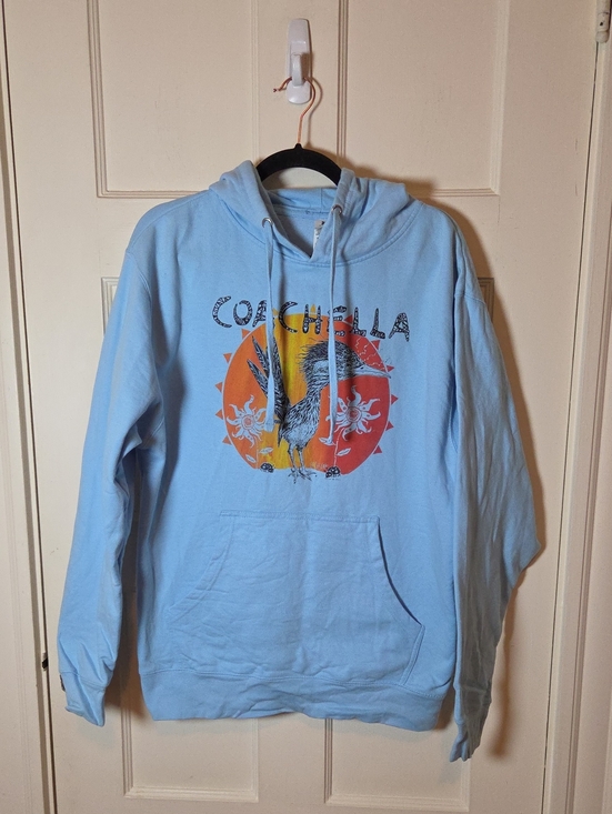 Coachella Tops - Coachella Festival Desert Independent Women’s Hoodie In Light Blue Size M
